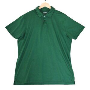 Bonobos Green Polo Shirt Size XL Slim Fit Pima Cotton Blend Drytex Performance G